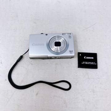 【1円スタート！】 キヤノン canon コンパクトデジタルカメラ PowerShot A2400 IS シルバー PC1731 デジカメ 現状品 / MKT05071-コンパクト