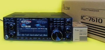 ICOM《メーカー整備済》新スプリアス　IC-7610　HF(100W)/50(100W)　最新版ファーム(Ver1.45)更新済