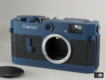 実用美品Canon P , ブルーグレー シャッター調整済 距離計OK レンジファインダー