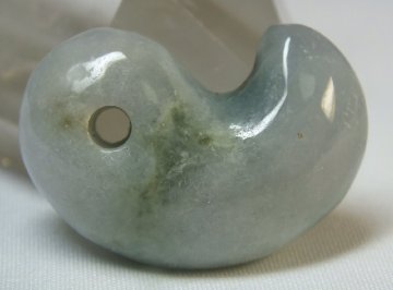 １円～▲▽■龍香堂■「国石」糸魚川翡翠　勾玉３１ｍｍ即決ｆ87*△▼