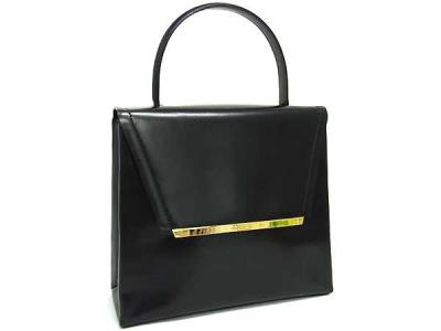 1円 ■美品■ LOEWE ロエベ レザー ワンハンドル ハンドバッグ レディース ブラック系 FX6943