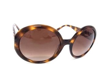 1円 ■美品■ CHANEL シャネル 5120 56□20 ココマーク マトラッセ べっ甲調 サングラス メガネ 眼鏡 レディース ブラウン系 FX6814