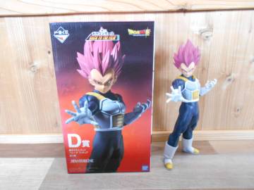 現状品 一番くじ ドラゴンボール超 D賞 超サイヤ人ゴッド ベジータ フィギュア BANDAI 激安1円スタート