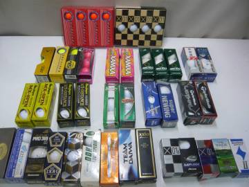 ★2）まとめ・未使用　ゴルフボール　カラーボールあり　メーカーいろいろ&hellip;　※長期保管現状品■80