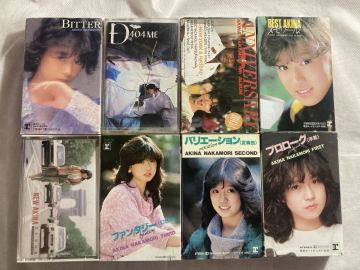 中森明菜 カセットテープ 8本セット BITTER D404ME ANNIVERSARY BEST AKINA　他　初期8作品