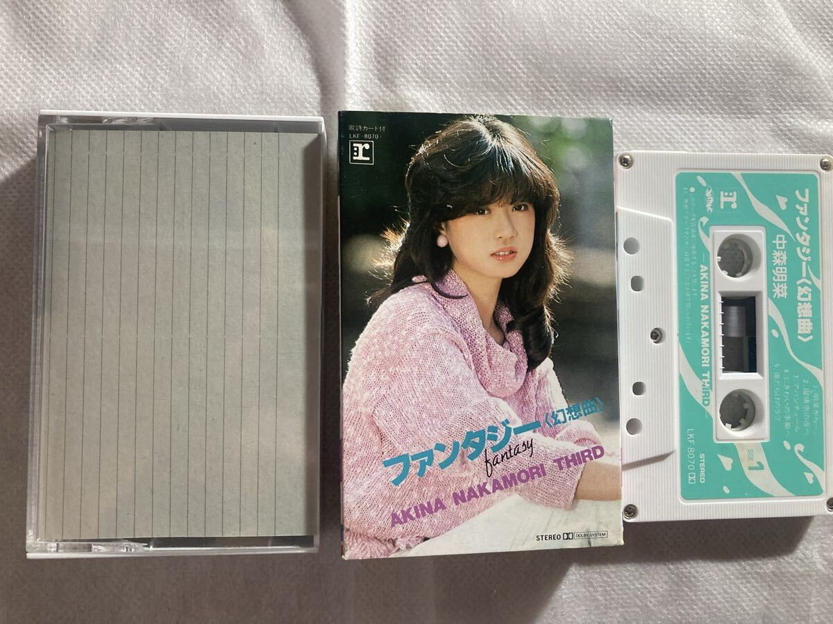  中森明菜 カセットテープ 8本セット BITTER D404ME ANNIVERSARY BEST AKINA　他　初期8作品