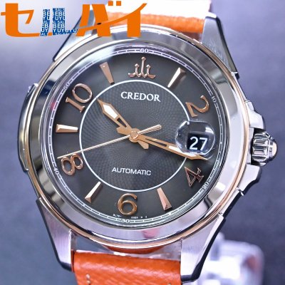 本物 美品 セイコー 極希少 ENGINEコラボモデル GCBR984 クレドール パシフィーク K18コンビ 男性用自動巻腕時計 メンズウォッチ SEIKO