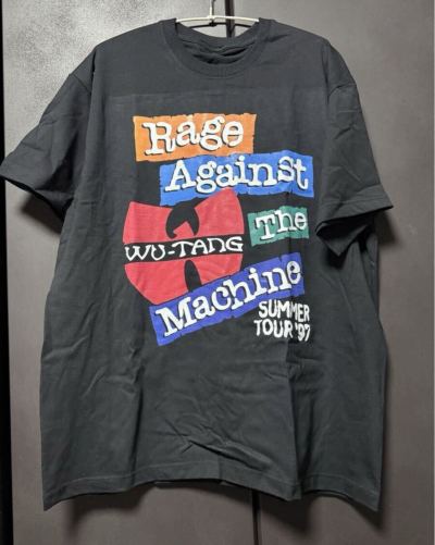 Rage Against The Machine_Wu Tang Clan Summer Tour 1997 T_shirts XL Tagless レイジ ウータン ツアーT Killing In The Name