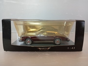 1円～【激レア】NEO 1/43 キャデラック セビル 1981 ボルドー/グレー ネオ スケール モデルズ Cadillac Seville レジン製 ミニカー