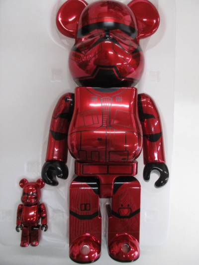ベアブリック　１００＆４００％　スターウォーズ　[シス・トルーパー/クロームVer] 希少品　新品未展示
