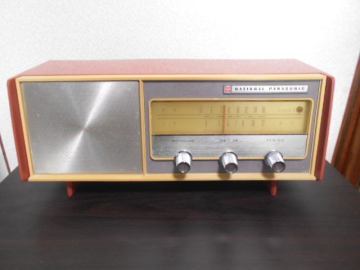 レトロ ナショナル 真空管ラジオ RE-250 2-BAND 鳴ります