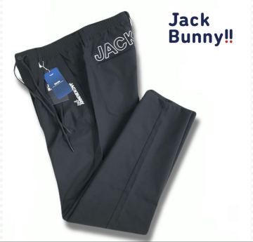 ▲F103新品 【メンズ4(M)】ネイビー 定価1.7万 春夏 Jack Bunny ジャックバニー パーリーゲイツ ドットエアー テーパードパンツ ゴルフ