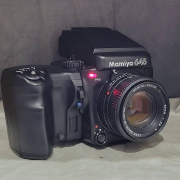 １円スタート #134 Mamiya 645 PRO 中判フィルムカメラ MAMIYA-SEKOR 80mm レンズ マミヤ
