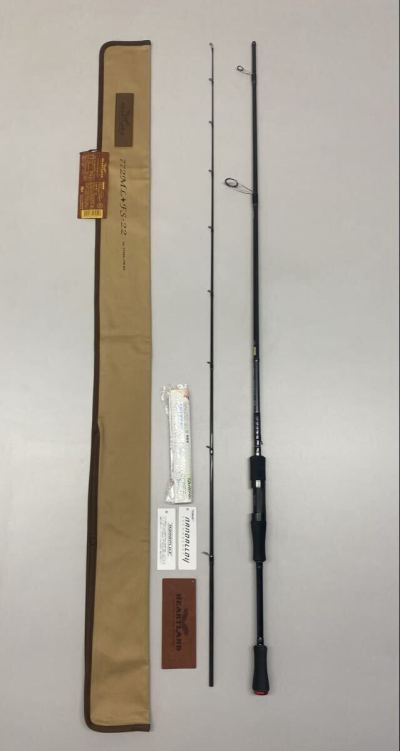 【美品 1000円スタート！】 ダイワ ハートランド HL772ML+FS-22 スピニングロッド　2ピース