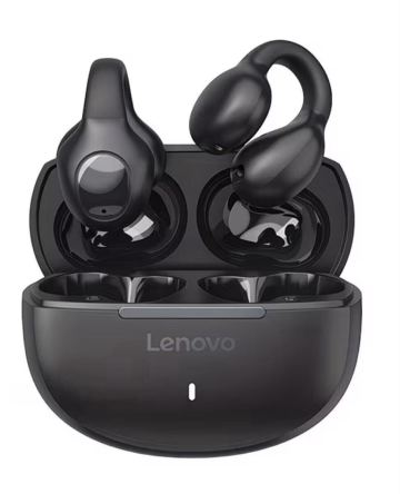 新品未使用 Lenovo EA420ワイヤレスイヤホン (ブラック/黒色) クリップ式イヤホン、ヘッドホン , Bluetooth