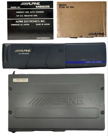 【鶴】売り切り 動作未確認 未使用 ALPINE アルパイン CDオートチェンジャー M8505 ZY3N V6 050 箱付 ジャンク品 A928