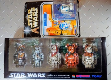 1円〜 ベアブリック スターウォーズ BE@RBRICK STAR WARS MEDICOM TOY EXHIBITION '07 100% 5体セット& R2-D2 DROIDS TV 限定 KUBRICK 