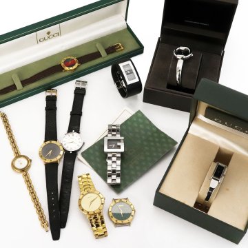 ジャンク時計☆GUCCI（グッチ）メンズ・レディースウォッチ10点おまとめ※動作未確認◆おたからや【M-JW04554】