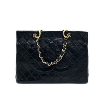 1円 良品 CHANEL シャネル マトラッセ ココマーク ラムスキン チェーン ハンド バッグ　fH04145A