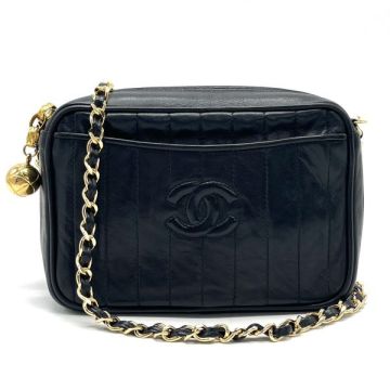 1円 CHANEL シャネル ミニ マドモアゼル ビジュー ラムスキン チェーン ショルダー バッグ fY0178C