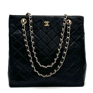 1円 CHANEL シャネル マトラッセ ココマーク プッシュロック ラムスキン チェーン ショルダー バッグ D0727aC