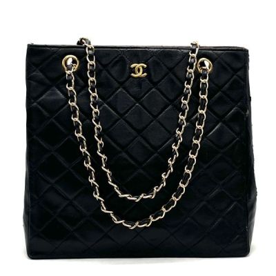 1円 CHANEL シャネル マトラッセ ココマーク プッシュロック ラムスキン チェーン ショルダー バッグ D0727aC