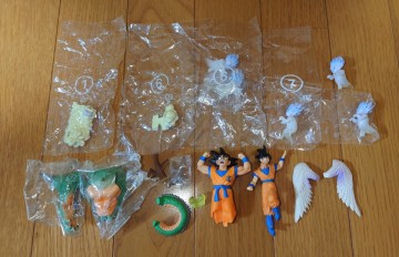 【1円スタート&送料無料！】ドラゴンボールカプセル ドラカプ 未完成ボーナスパーツジャンクまとめ