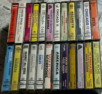 ロック ソウル ポップス フュージョン他カセット76本まとめて！未開封新品 8本あり