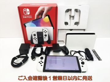 【1円】任天堂 Nintendo Switch 有機ELモデル 本体/箱 セット ホワイト ゲーム機本体 初期化/動作確認済 スイッチ L04-036yk/G4