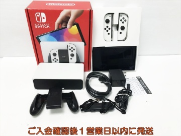 【1円】任天堂 有機ELモデル Nintendo Switch 本体 セット ホワイト 初期化/動作確認済 ニンテンドースイッチ M04-023im/G4