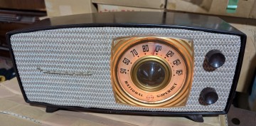 ナショナDX-370 昭和レトロ真空管ラジオ　ジャンク