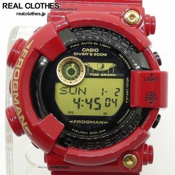 G-SHOCK/Gショック FROGMAN/フロッグマン 30周年記念モデル ライジングレッド タフソーラー 腕時計/ GF-8230A-4JR /000