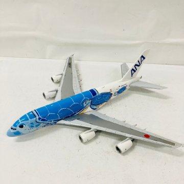 【現状品】『5-218』ANA A380 FLYING HONU 1/200 JA381A 全日空 エアバス 飛行機 航空機