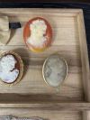 1円 カメオ アクセサリー 大量セット ペンダント トップ ブローチ