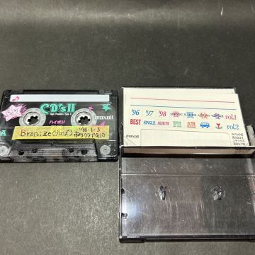 maxell カセットテープ　CD'sⅡ46 録音済み中古品　爪あり