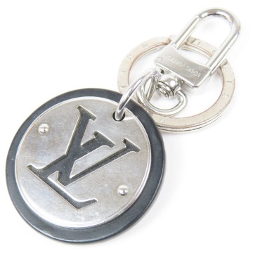 207738★1円スタート LOUIS VUITTON ルイヴィトン 極美品 24年製 ポルト クレ LV サークル ロゴ チャーム キーリング M00741 キーホルダー