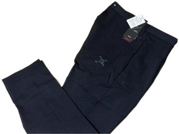新品★オークリー ゴルフ スカル 吸汗速乾 リラックス ストレッチ テーパードパンツ Skull Relax Neatly Tapered/春夏/黒/w82/FOA405747
