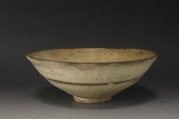 【特別出品】数寄者の茶陶コレクション 李朝時代前期 宝城粉引茶碗 時代箱