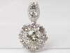 【9858D】Pt900 天然ダイヤモンド 1.10ct/2.3g ペンダントトップ