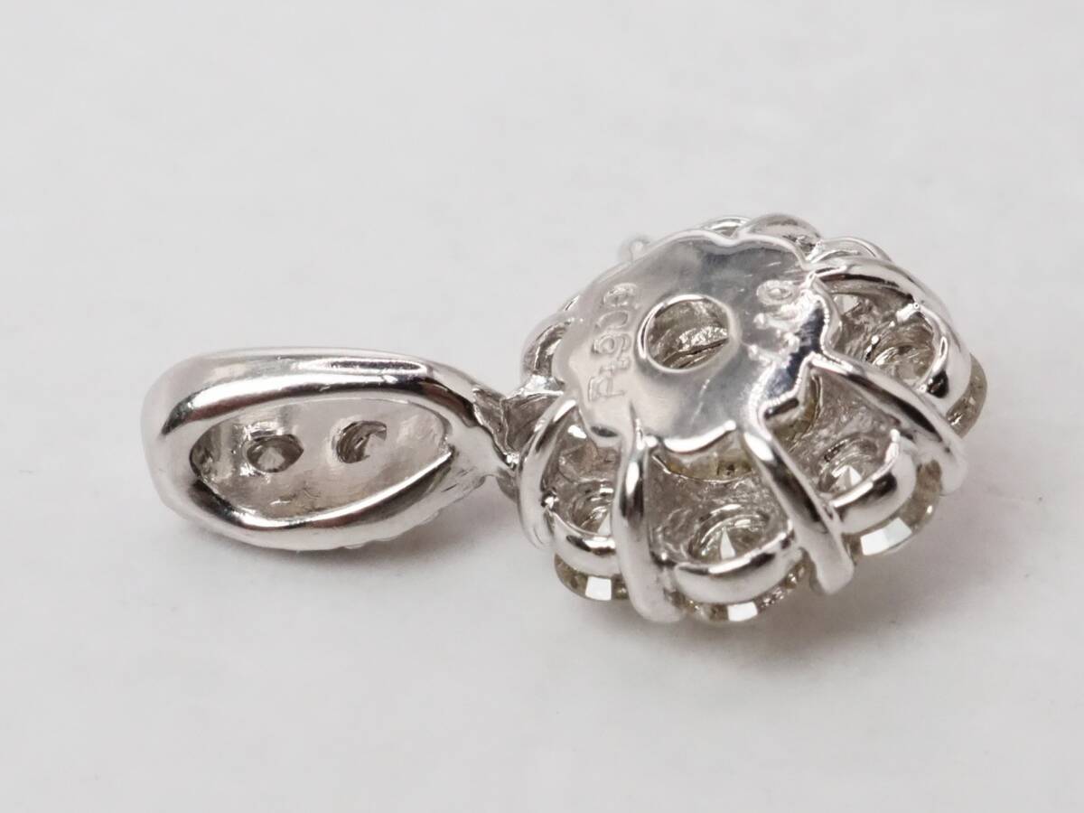  【9858D】Pt900 天然ダイヤモンド 1.10ct/2.3g ペンダントトップ