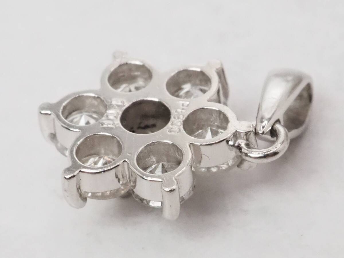  【9867D】Pt900 天然ダイヤモンド 1.01ct/1.89g ペンダントトップ