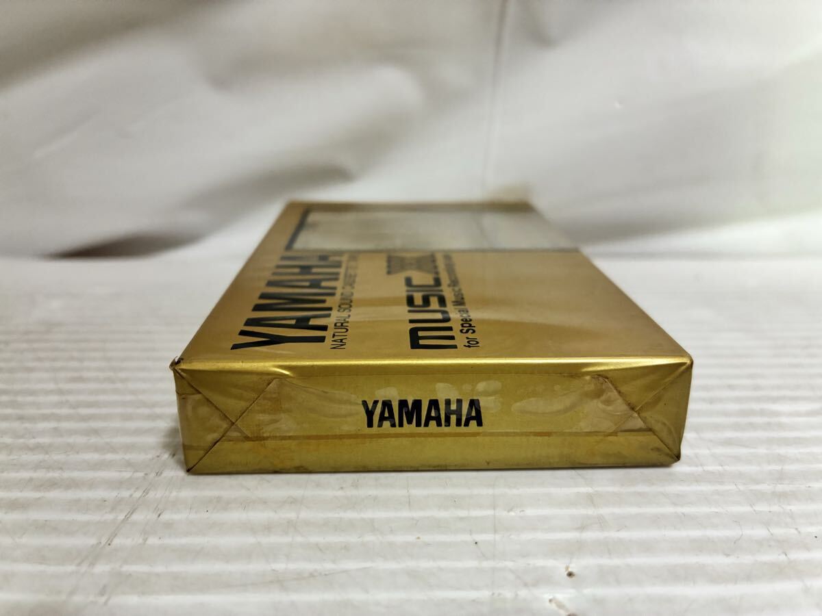  Y185 未開封 新品 YAMAHA ヤマハ カセット テープ Music XX 52分 Normal LH TypeI 音楽 録音用 オーディオ レア オープンリール風 ゴールド