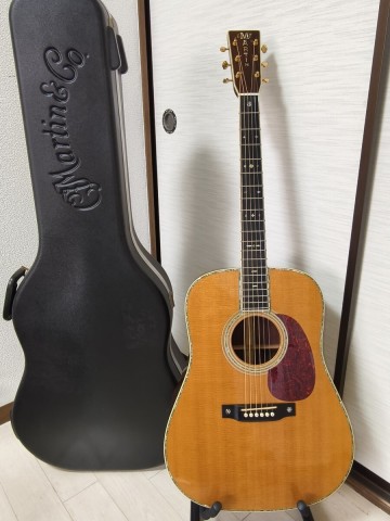 【終活】Martin D-42 1999年製 美品 ナット幅 42.9mmモデル 縦ロゴ＋スキャロップ＋645mmレギュラースケール 各動作良好 純正ハードケース