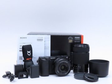●○【総シャッター数1000回以下】SONY &alpha;6400 ILCE-6400 ダブルズームレンズキット ミラーレス 一眼カメラ ソニー○●034255001m○●