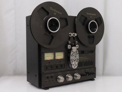 ■□Technics RS-1500U/RP-9100 オープンリールデッキ テクニクス 10号リールテープ1本/空リール1本/ケース付□■034363001Jm□■
