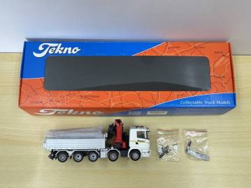 119 A-462/1円スタート!! Tekno テクノ 1/50 スカニア G-serie Tipper mit kran ミニカー クレーン 建設用トラック 工事車両
