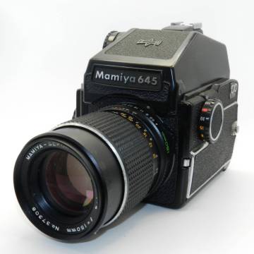 【動作品】Mamiya 645 ＊ MAMIYA SEKOR C 1:4 150mm マミヤ 動作確認済 中判フィルムカメラ 中判カメラ レンズ セット
