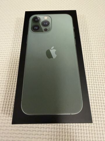 iPhone13promax プロマックス　 iPhone アルパイングリーン SIMフリー　超美品　箱あり　512GB