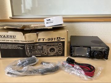 （N-4）美品 YAESU 八重洲無線/HF/VHF/UHF/ALL MODE TRANSCEIVER オールモードトランシーバ50W/FT-991AM マイクロフォン MH-31A8J