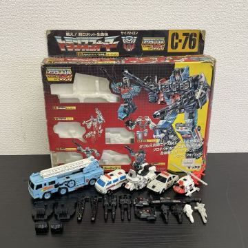【4S51】1円スタート タカラ トランスフォーマー スクランブルシティ プロテクトボット 合体戦士 ガーディアン C-76 フィギュア 当時物